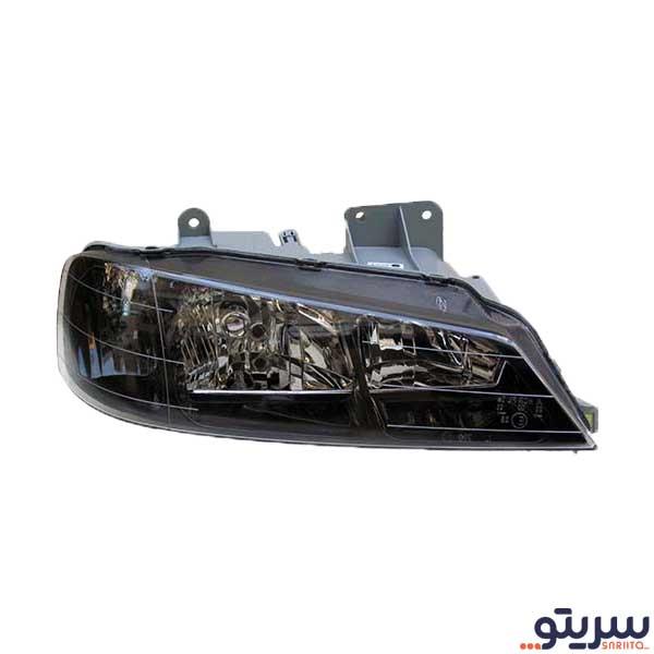 چراغ جلو راست پژو پارس مدل 1602 برند ایساکو (هوزینگ مشکی)