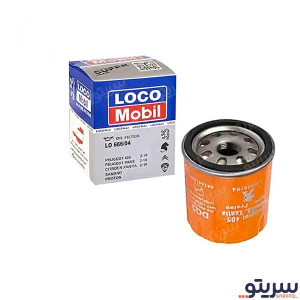 فیلتر روغن پژو 405 مدل 6604 برند لوکومبیل