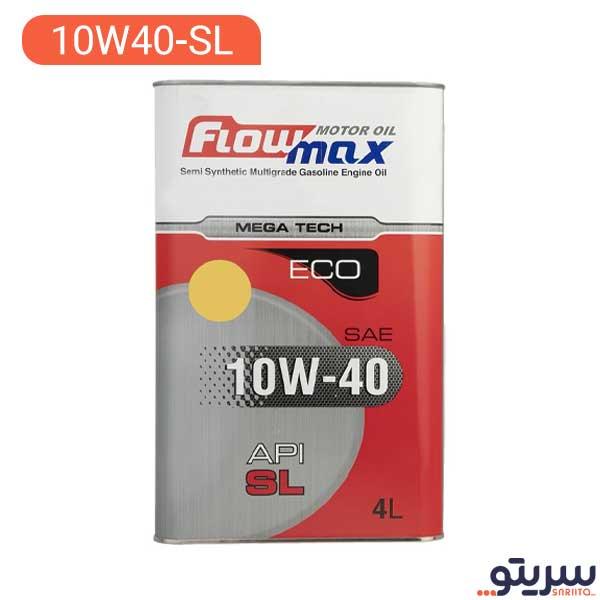 روغن موتور فلومکس مدل MEGATECH 10W40 ECO حجم 4 لیتر