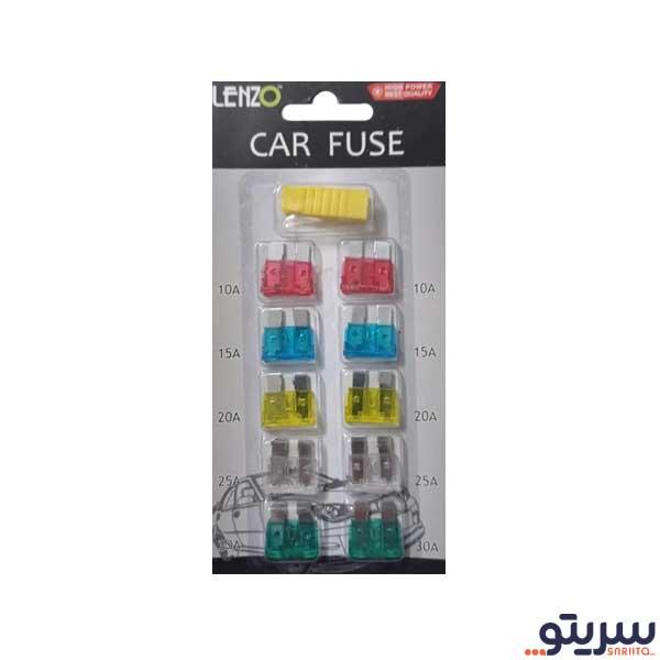 مجموعه فیوز کارتی خودرو مدل KIT برند لنزو