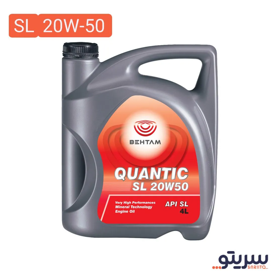 روغن موتور خودرو بهتام مدل 20W50 حجم 4 لیتر روغن موتور خودرو بهتام مدل QUANTIC 20W50 حجم 4 لیتر