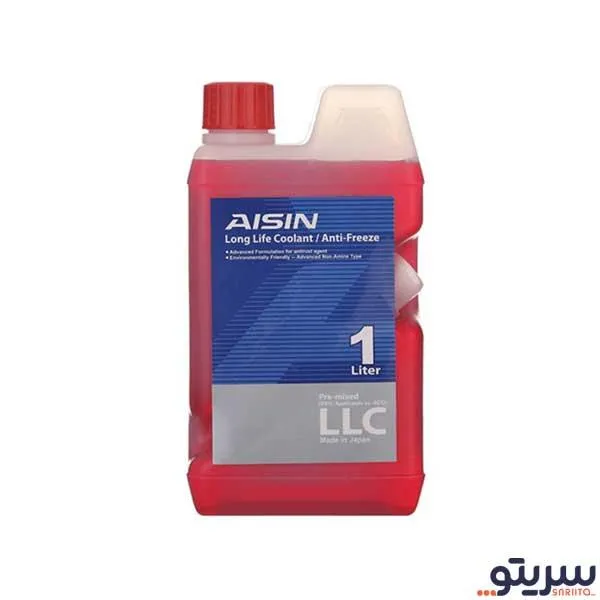 ضد یخ خودرو آیسین مدل LLC RED حجم 1 لیتر