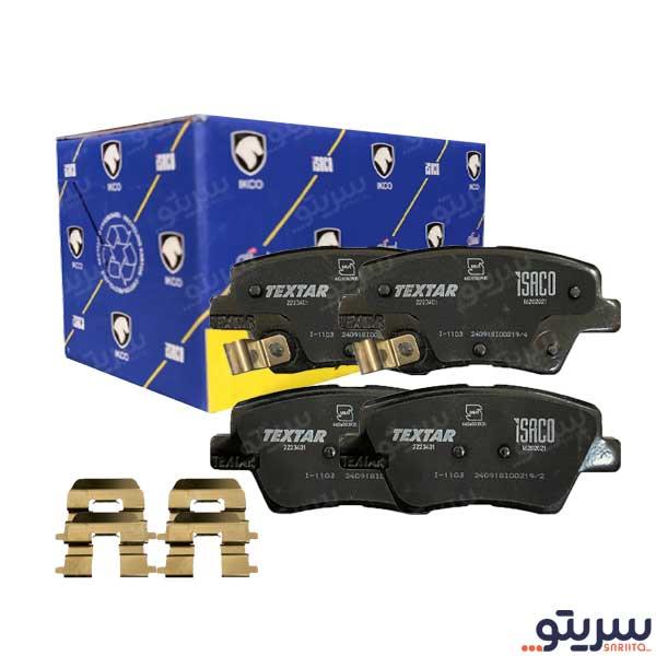 لنت ترمز عقب دنا پلاس مدل 2109 برند تکستار (ایساکو)