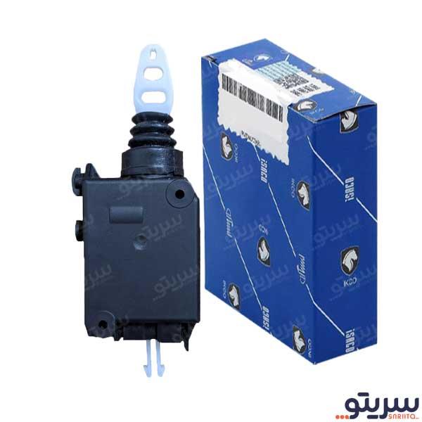 2_.محرک برقی قفل درب جلو آریسان مدل 5 فیش 0199 برند ایساکو