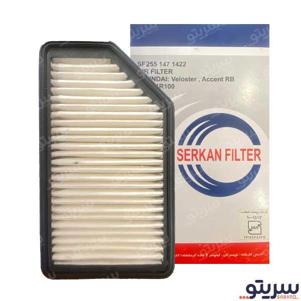 فیلتر هوا کیا ریو جدید مدل SF1422 برند سرکان