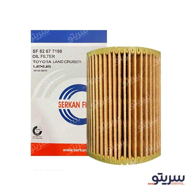  1_.فیلتر روغن لکسوس LS460 مدل SF7198 برند سرکان