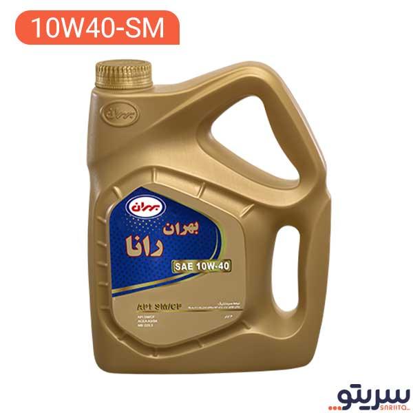 روغن موتور خودرو بهران مدل بهران رانا 10W40 حجم 4 لیتر