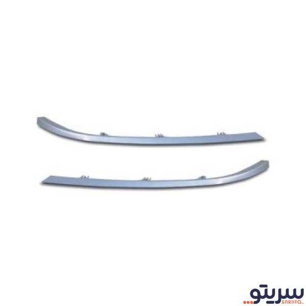 مجموعه ابرویی چراغ جلو پژو پارس رنگ نقره ای برند کایان صنعت
