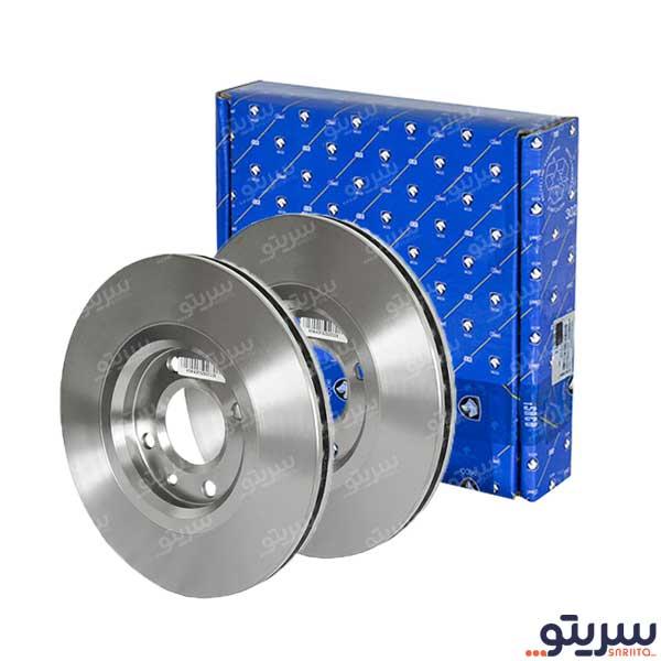 دیسک ترمز چرخ جلو آریسان 2 مدل 4599 برند ایساکو (بسته 2 عددی)