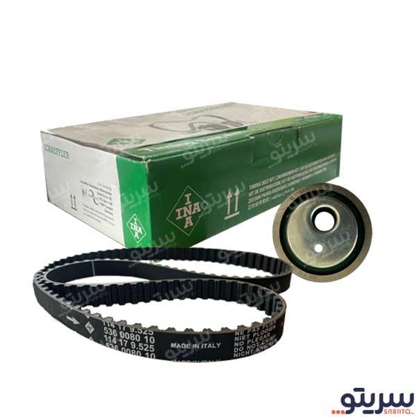  6_.کیت کامل تسمه تایم پژو پارس مدل 5810 برند INA