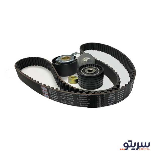  2_.کیت کامل تسمه تایم رنو ساندرو مدل 1611 برند ایساکو