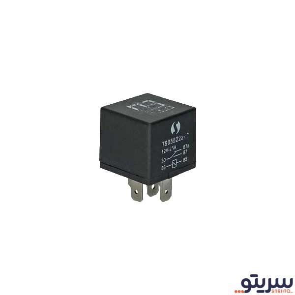  2_.رله فن 5 فیش پژو 405 پایه مشکی مدل 0299 برند ایساکو