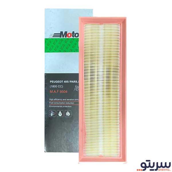  1_.فیلتر هوا پژو پارس مدل ECO 9504 برند موتوسل
