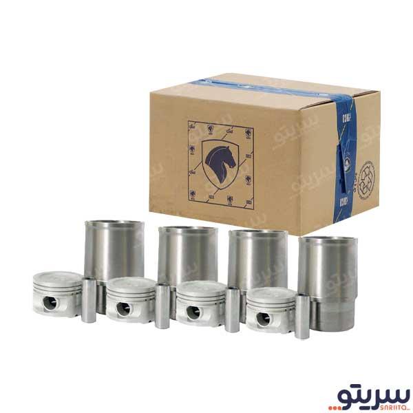 مجموعه بوش و پیستون و گژن پین پژو 206 تیپ 2 مدل 0599 برند ایساکو