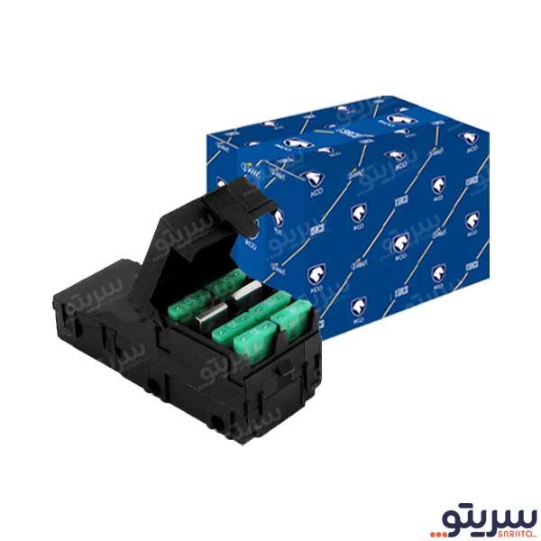 جعبه فیوز پژو 405 مدل کالسکه ای 6 فیوز 1399 برند ایساکو
