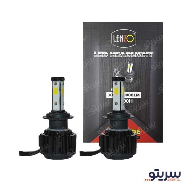 هدلایت لنزو پایه H7مدل L9 بسته 2 عددی