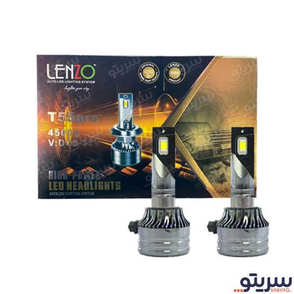 هدلایت لنزو پایه H3 مدل T55 PRO بسته 2 عددی