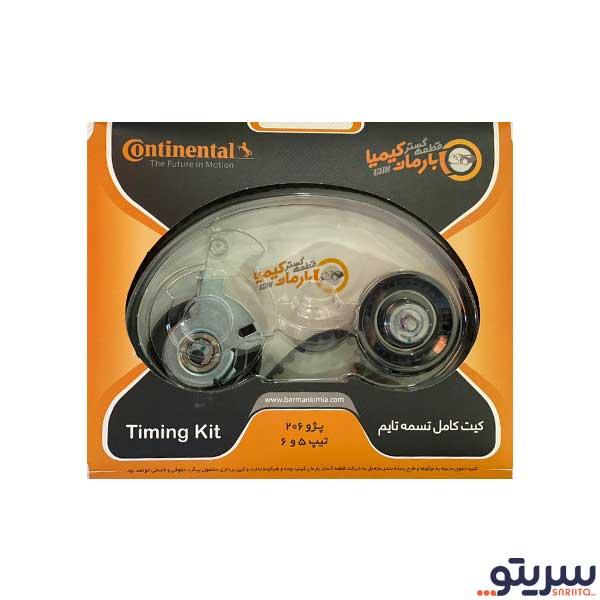 2_.کیت کامل تسمه تایم پژو 207 برند کنتیننتال