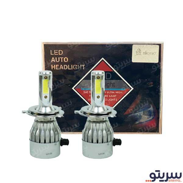 هدلایت لنزو پایه H4 مدل L24 بسته 2 عددی