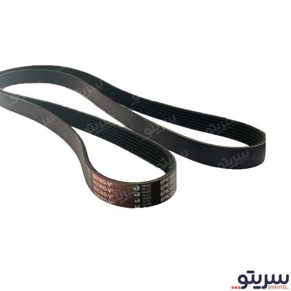  2_.تسمه دینام رنو ال 90 مدل 6PK1822 برند پاورگریپ