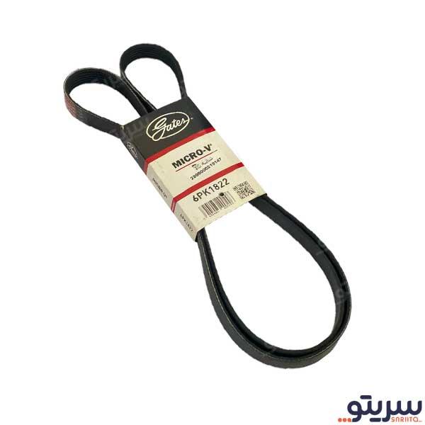 تسمه دینام رنو ال 90 مدل 6PK1822 برند پاورگریپ