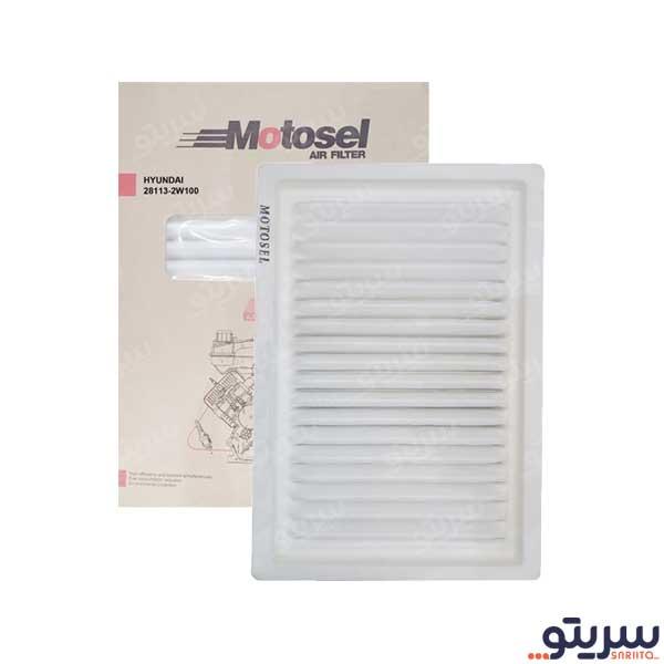 فیلتر هوا هیوندای سانتافه مدل 2W100 برند موتوسل