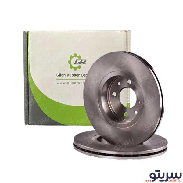 دیسک ترمز چرخ جلو ال 90 مدل 1258 برند گیلان (بسته 2 عددی)