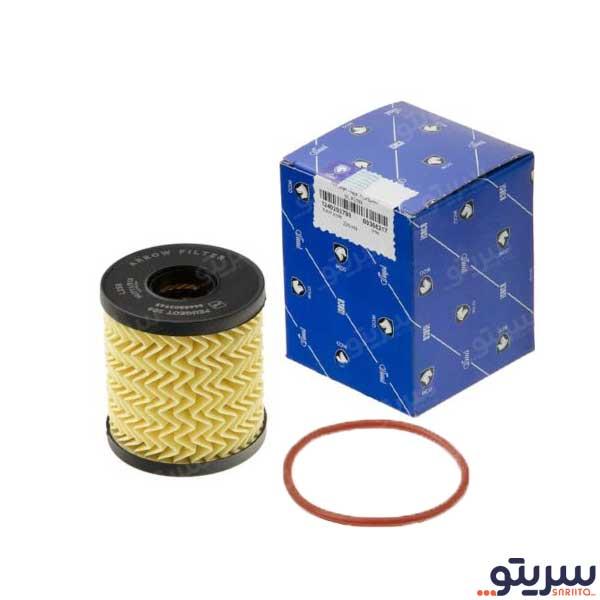  1_.فیلتر روغن پژو 206 مدل 2799 برند ایساکو