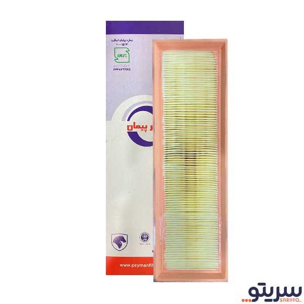  2_.فیلتر هوا دنا مدل 107 برند پیمان